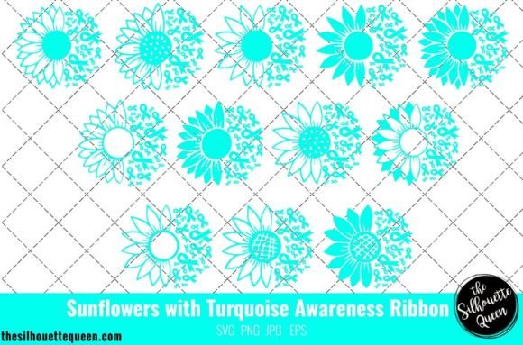 Download Sunflower Addiction Recovery Turquoise - Recovery Collection