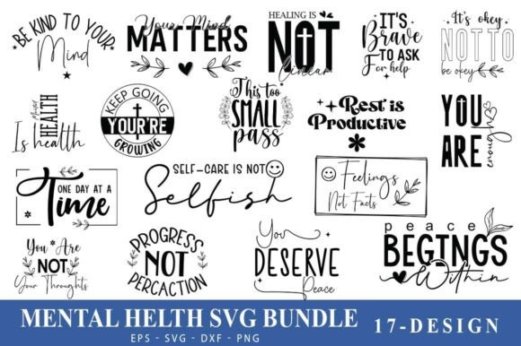 Download Mental Health Recovery SVG Bundle - Recovery Collection